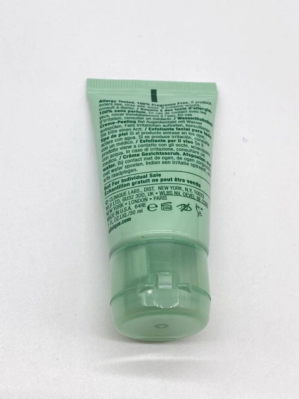 Clinique 7 Day Face Scrub Cream 30ml Rinse-Off Formula